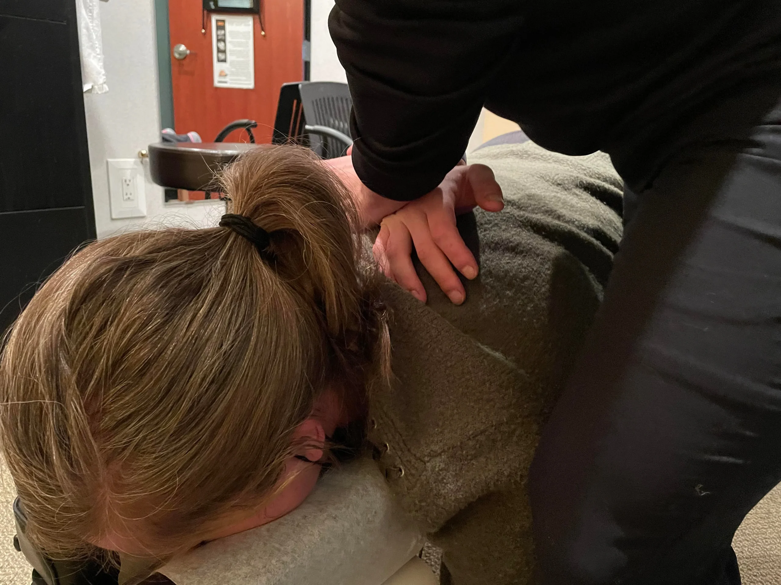 morgan with prone pt upper tspine